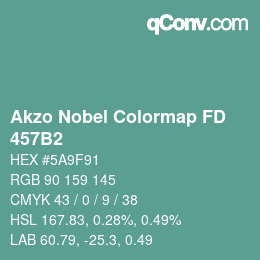 Code couleur: Akzo Nobel Colormap FD - 457B2 | qconv.com