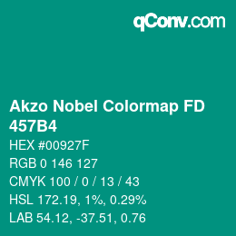 Color code: Akzo Nobel Colormap FD - 457B4 | qconv.com