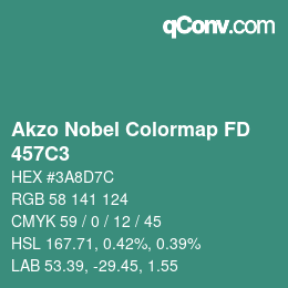 Color code: Akzo Nobel Colormap FD - 457C3 | qconv.com