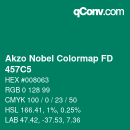 カラーコード: Akzo Nobel Colormap FD - 457C5 | qconv.com