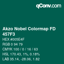 Color code: Akzo Nobel Colormap FD - 457F3 | qconv.com