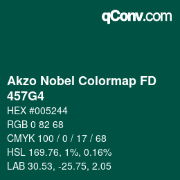 カラーコード: Akzo Nobel Colormap FD - 457G4 | qconv.com