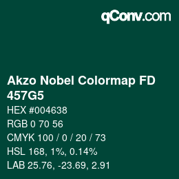Color code: Akzo Nobel Colormap FD - 457G5 | qconv.com
