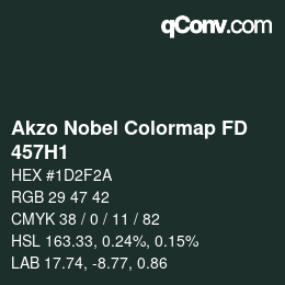 Color code: Akzo Nobel Colormap FD - 457H1 | qconv.com