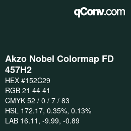 Code couleur: Akzo Nobel Colormap FD - 457H2 | qconv.com