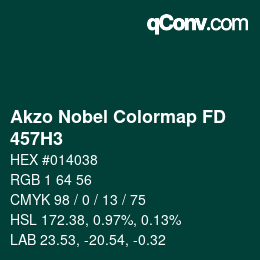 Color code: Akzo Nobel Colormap FD - 457H3 | qconv.com