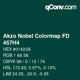 カラーコード: Akzo Nobel Colormap FD - 457H4 | qconv.com