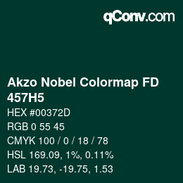 Code couleur: Akzo Nobel Colormap FD - 457H5 | qconv.com