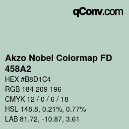 Color code: Akzo Nobel Colormap FD - 458A2 | qconv.com