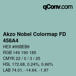 Color code: Akzo Nobel Colormap FD - 458A4 | qconv.com