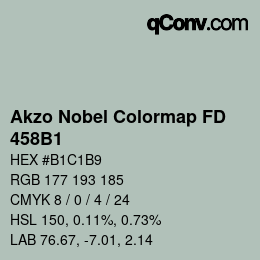 Código de color: Akzo Nobel Colormap FD - 458B1 | qconv.com