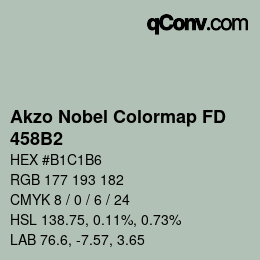 Color code: Akzo Nobel Colormap FD - 458B2 | qconv.com