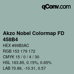 Color code: Akzo Nobel Colormap FD - 458B4 | qconv.com