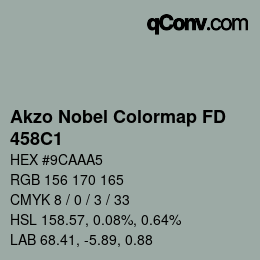 Color code: Akzo Nobel Colormap FD - 458C1 | qconv.com