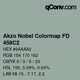 Color code: Akzo Nobel Colormap FD - 458C2 | qconv.com