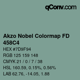 Code couleur: Akzo Nobel Colormap FD - 458C4 | qconv.com