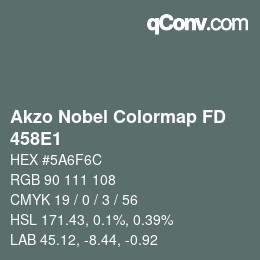 Code couleur: Akzo Nobel Colormap FD - 458E1 | qconv.com