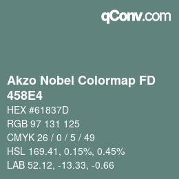 Farbcode: Akzo Nobel Colormap FD - 458E4 | qconv.com