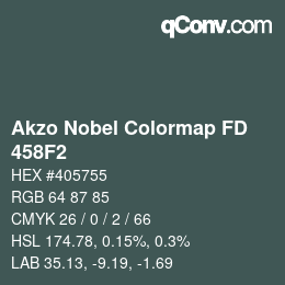 Color code: Akzo Nobel Colormap FD - 458F2 | qconv.com