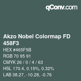 Color code: Akzo Nobel Colormap FD - 458F3 | qconv.com