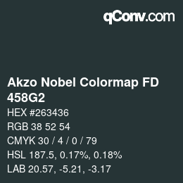 Farbcode: Akzo Nobel Colormap FD - 458G2 | qconv.com