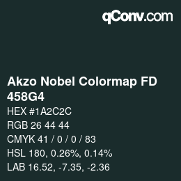 カラーコード: Akzo Nobel Colormap FD - 458G4 | qconv.com