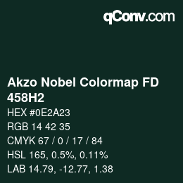 Color code: Akzo Nobel Colormap FD - 458H2 | qconv.com