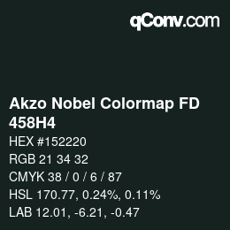 Color code: Akzo Nobel Colormap FD - 458H4 | qconv.com