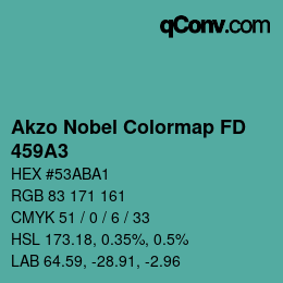 Farbcode: Akzo Nobel Colormap FD - 459A3 | qconv.com