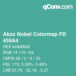 Farbcode: Akzo Nobel Colormap FD - 459A4 | qconv.com