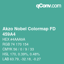 Código de color: Akzo Nobel Colormap FD - 459A4 | qconv.com