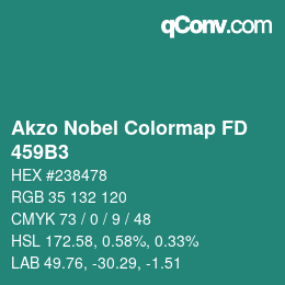 Color code: Akzo Nobel Colormap FD - 459B3 | qconv.com