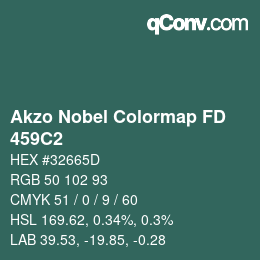 カラーコード: Akzo Nobel Colormap FD - 459C2 | qconv.com