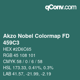 Color code: Akzo Nobel Colormap FD - 459C3 | qconv.com