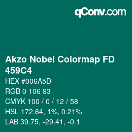 Color code: Akzo Nobel Colormap FD - 459C4 | qconv.com