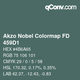 Color code: Akzo Nobel Colormap FD - 459D1 | qconv.com
