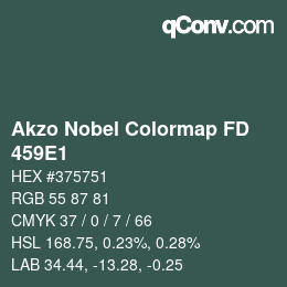 Color code: Akzo Nobel Colormap FD - 459E1 | qconv.com
