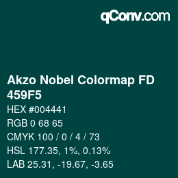 カラーコード: Akzo Nobel Colormap FD - 459F5 | qconv.com