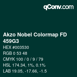 Code couleur: Akzo Nobel Colormap FD - 459G3 | qconv.com