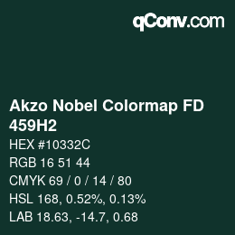 Color code: Akzo Nobel Colormap FD - 459H2 | qconv.com