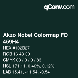 Code couleur: Akzo Nobel Colormap FD - 459H4 | qconv.com