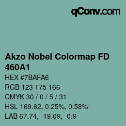 Código de color: Akzo Nobel Colormap FD - 460A1 | qconv.com