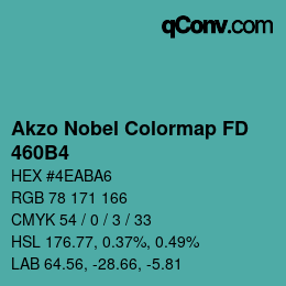 Color code: Akzo Nobel Colormap FD - 460B4 | qconv.com