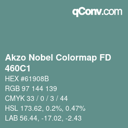 Farbcode: Akzo Nobel Colormap FD - 460C1 | qconv.com