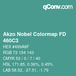 Código de color: Akzo Nobel Colormap FD - 460C3 | qconv.com