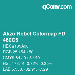 Color code: Akzo Nobel Colormap FD - 460C5 | qconv.com