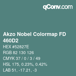 Color code: Akzo Nobel Colormap FD - 460D2 | qconv.com