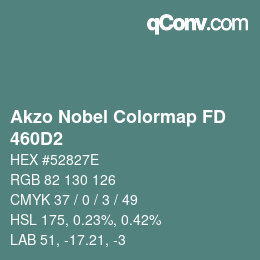 Code couleur: Akzo Nobel Colormap FD - 460D2 | qconv.com