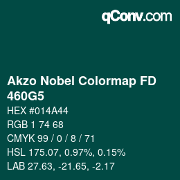 Farbcode: Akzo Nobel Colormap FD - 460G5 | qconv.com