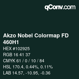 Color code: Akzo Nobel Colormap FD - 460H1 | qconv.com